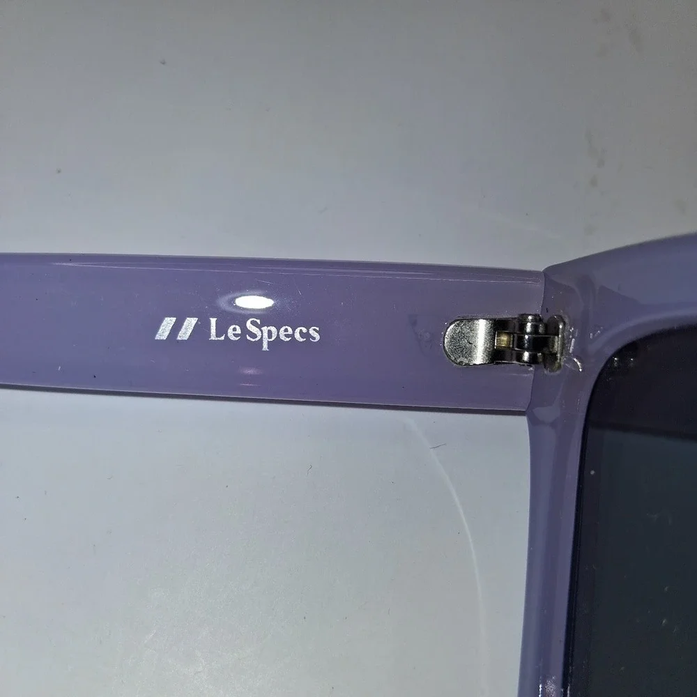 Le Specs Sunglasses Women's Lavender Oversized Fashion UV Protection Chic